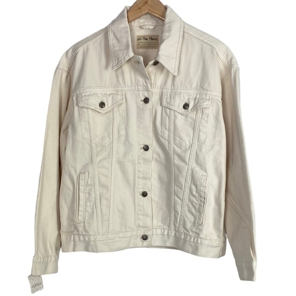 NEW We the Free Jolene Trucker Denim Jacket - Picture 2 of 12